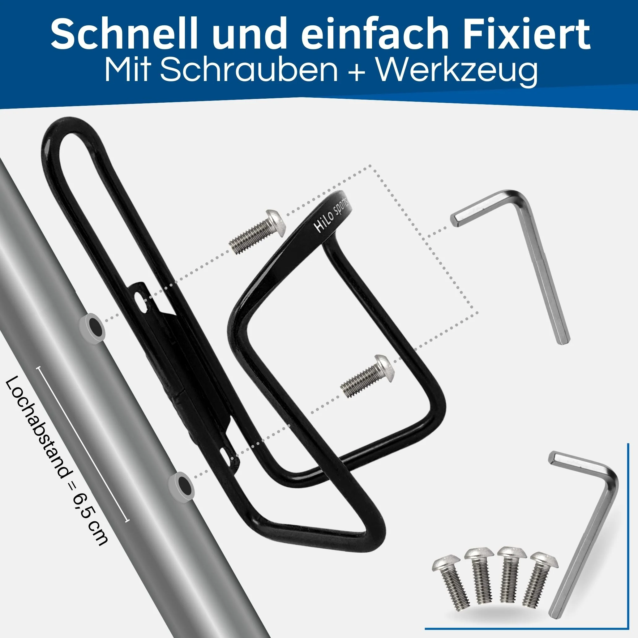 Fahrrad Flaschenhalter Alu 2er Set - Image 4