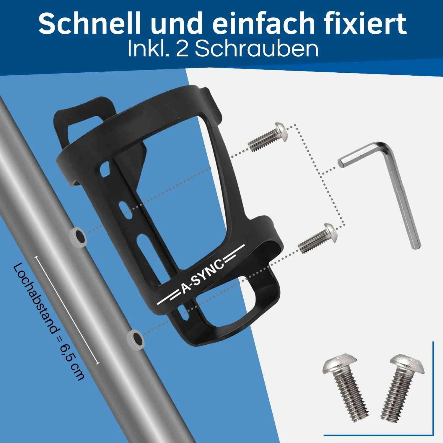 Fahrrad Flaschenhalter, seitliche Entnahme - Image 6