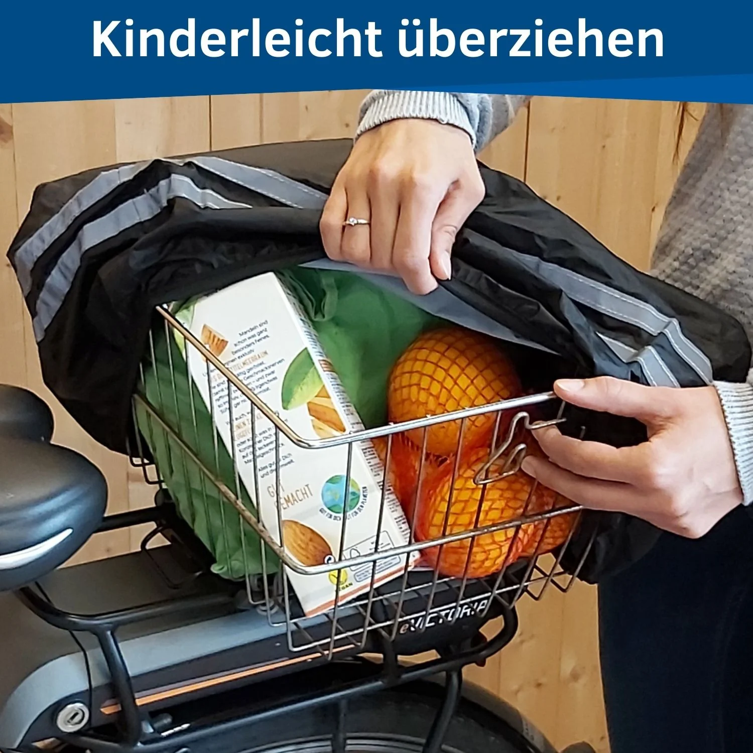 Fahrrad Korbabdeckung wasserdicht, hinten - Image 6