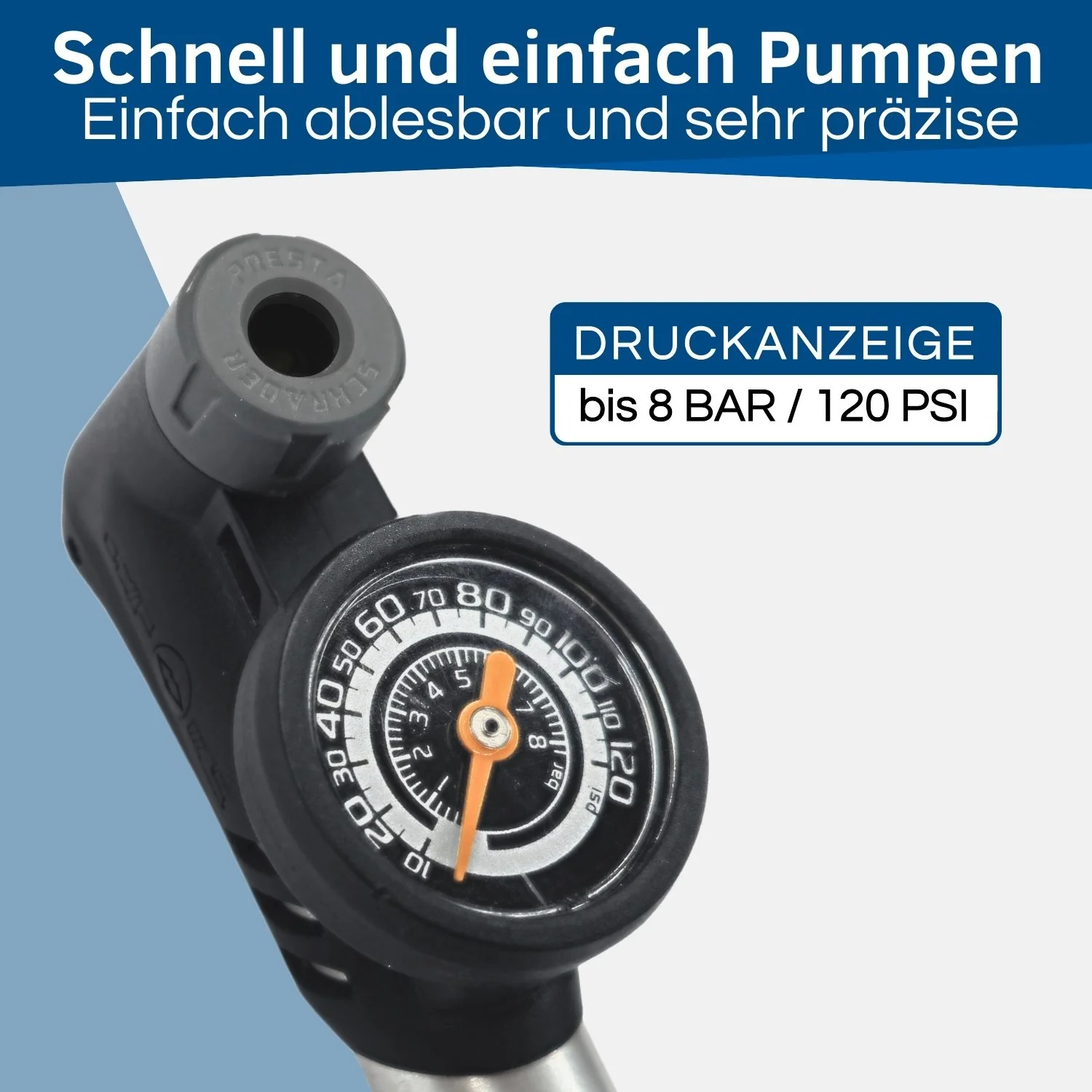 Fahrrad Minipumpe, Pointer - Image 4
