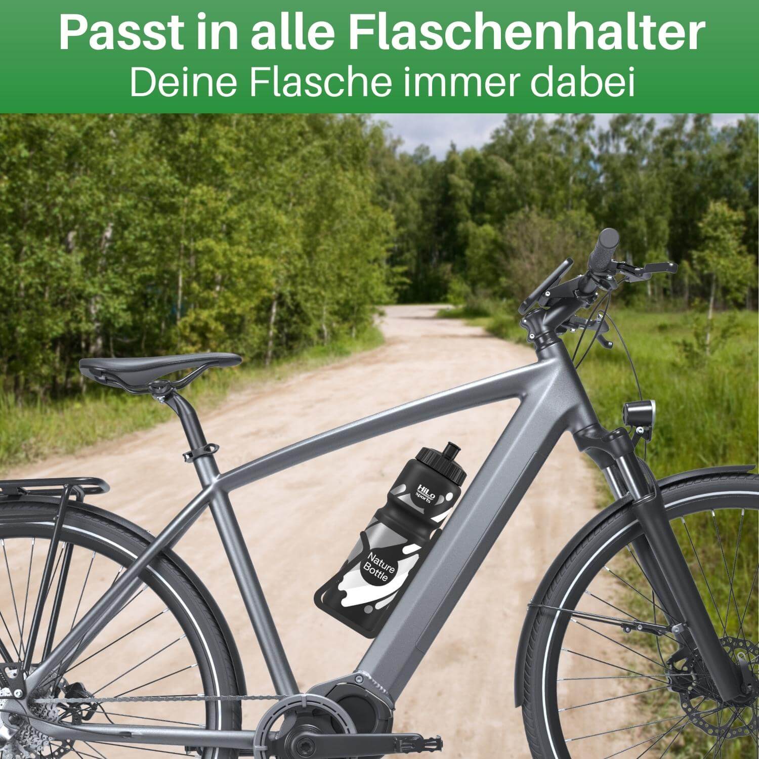 Fahrrad Trinkflasche Zuckerrohr, 750ml - Image 3