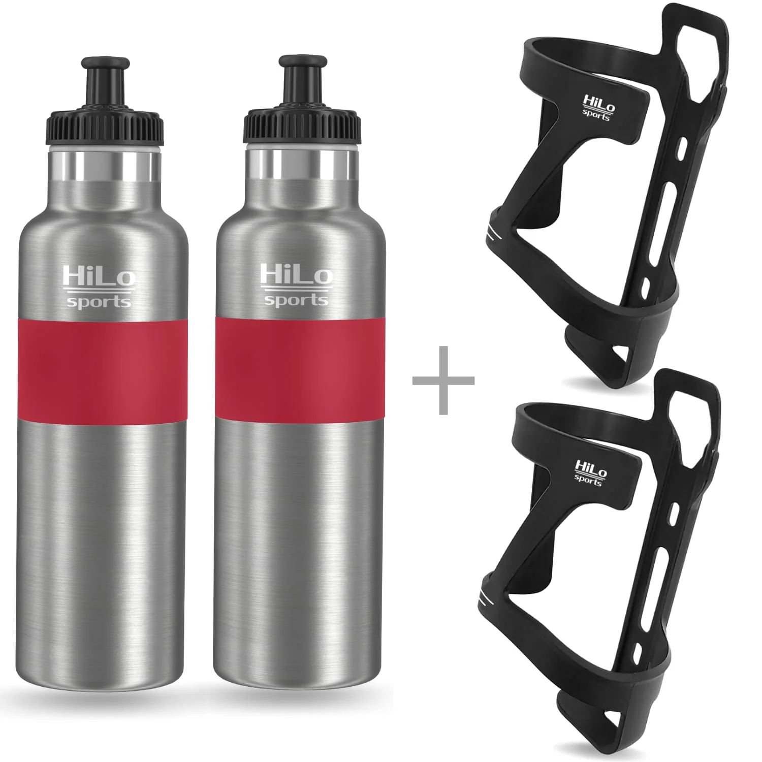 Isolierte Edelstahl Trinkflaschen mit Halterung - Hobby Set 600 - Image 6
