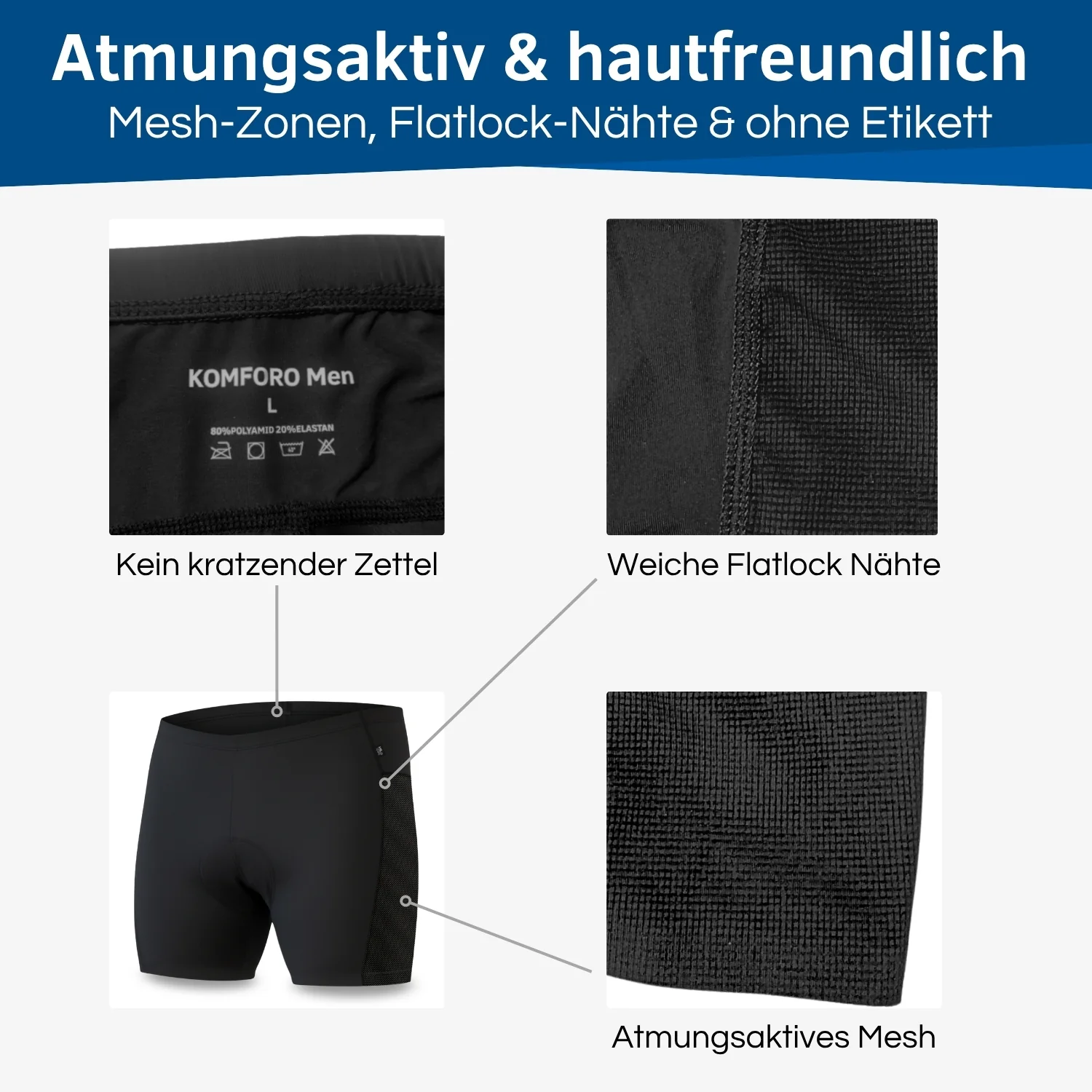 Radunterhose Herren gepolstert - Image 7