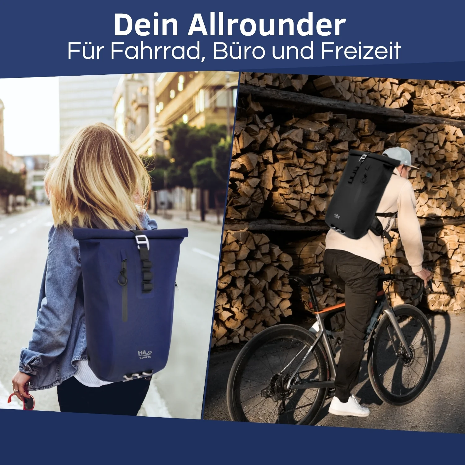 Wasserdichter Rolltop Rucksack "Urban 25" - V2.0 - Image 9